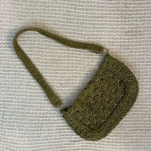 Green mini purse